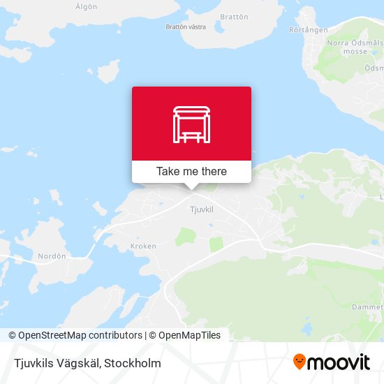 Tjuvkils Vägskäl map
