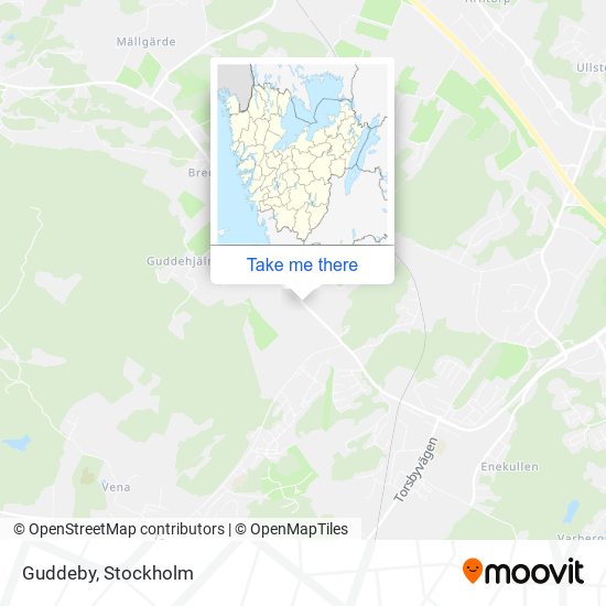 Guddeby map