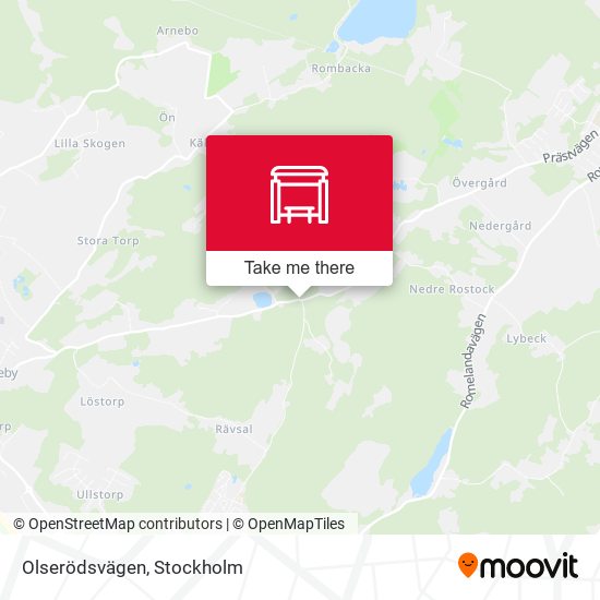 Olserödsvägen map