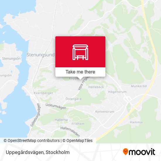 Uppegårdsvägen map