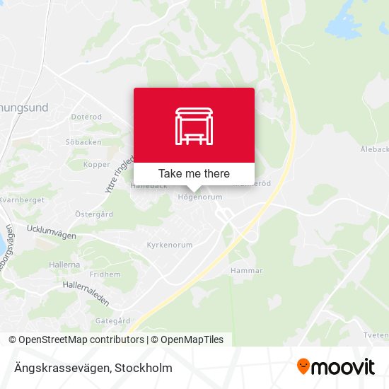 Ängskrassevägen map