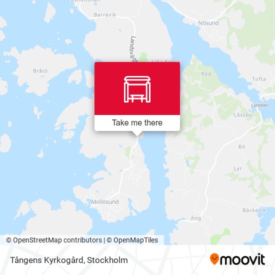Tångens Kyrkogård map