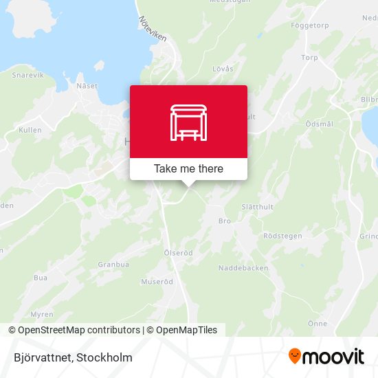 Björvattnet map