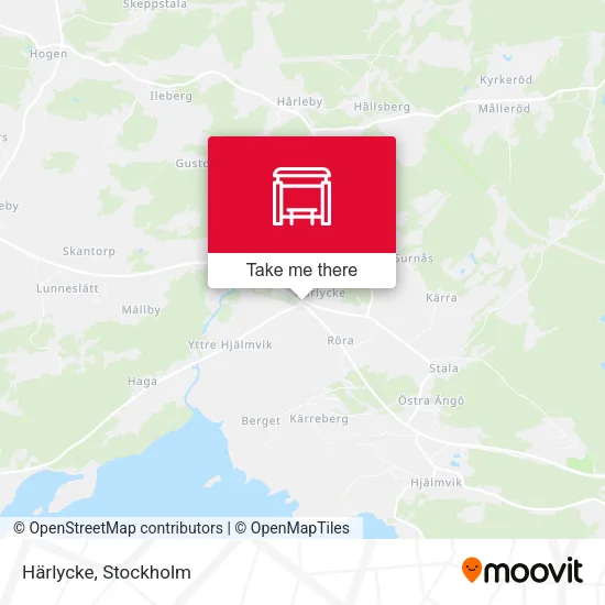Härlycke map
