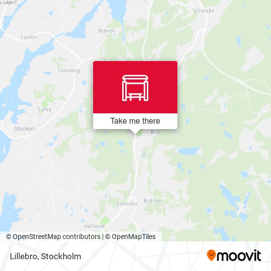 Lillebro map