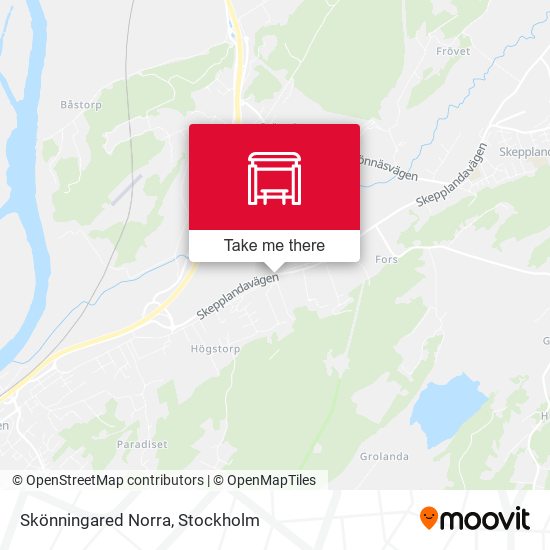 Skönningared Norra map