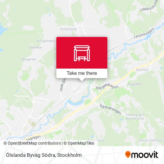 Ölslanda Byväg Södra map