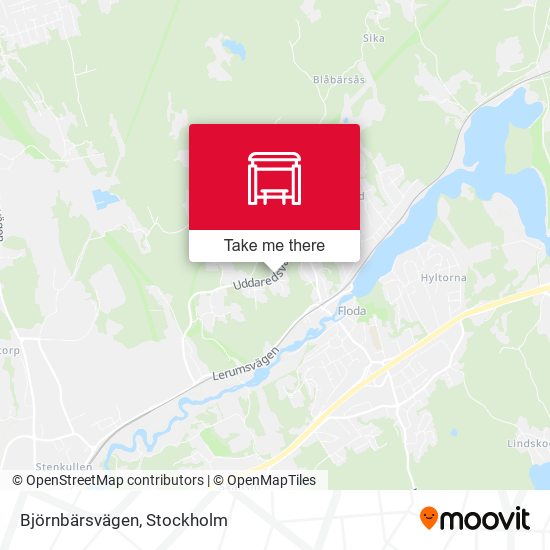 Björnbärsvägen map