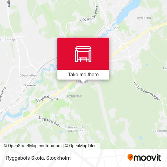 Ryggebols Skola map