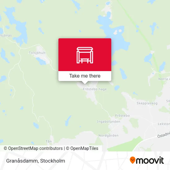 Granåsdamm map