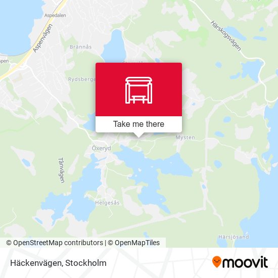 Häckenvägen map