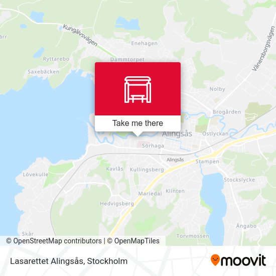 Lasarettet Alingsås map