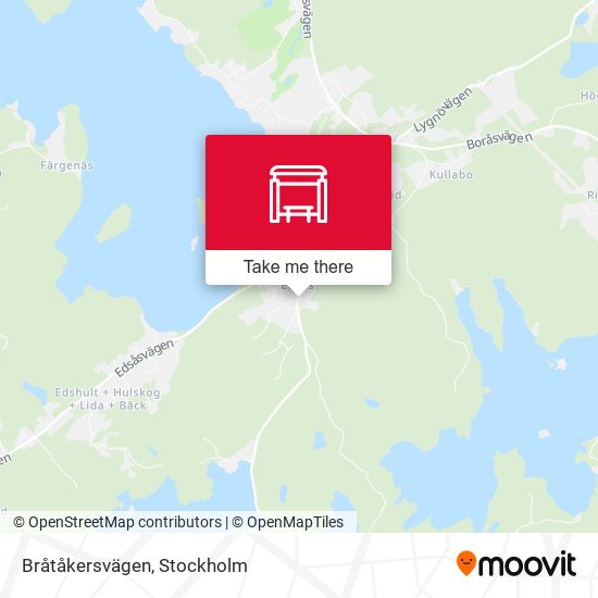 Bråtåkersvägen map