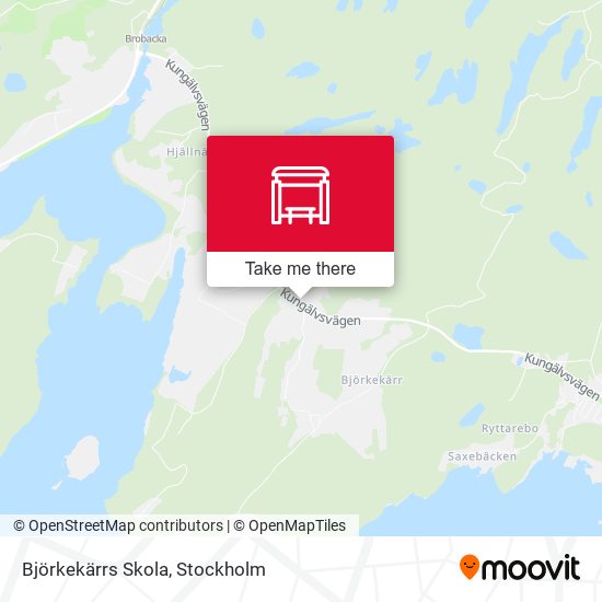 Björkekärrs Skola map