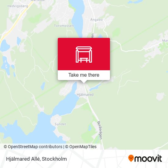 Hjälmared Allé map