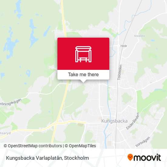 Kungsbacka Varlaplatån map