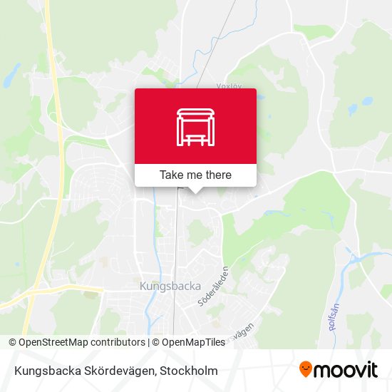 Kungsbacka Skördevägen map