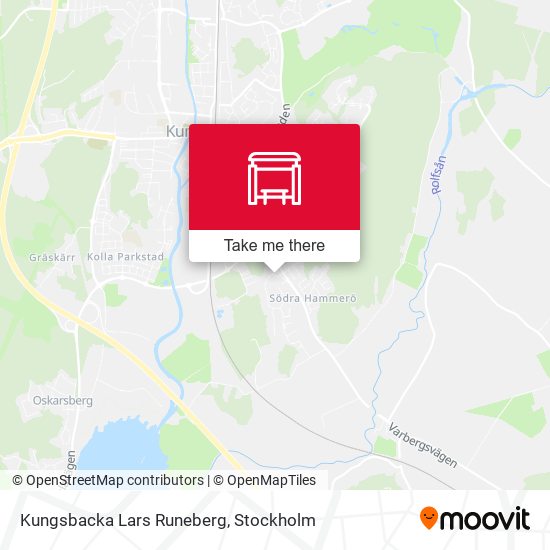 Kungsbacka Lars Runeberg map