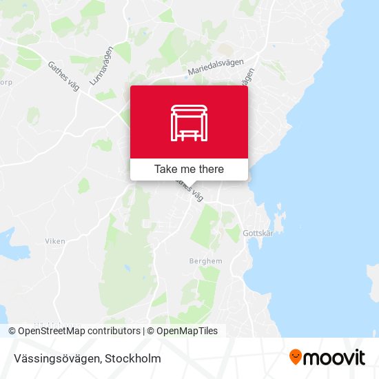Vässingsövägen map