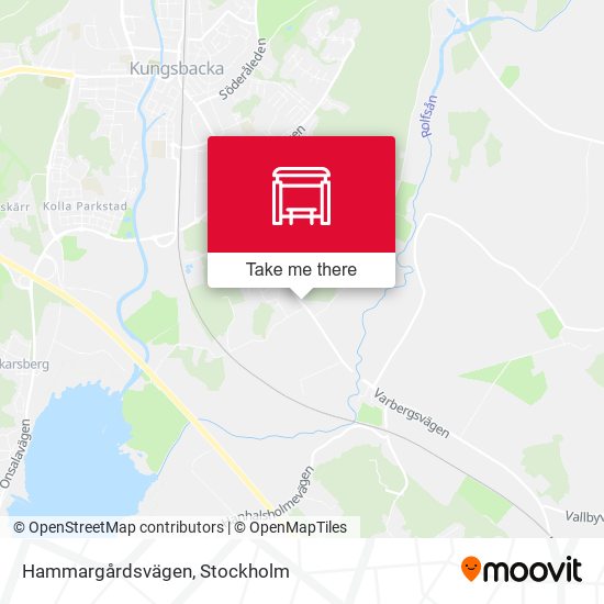 Hammargårdsvägen map