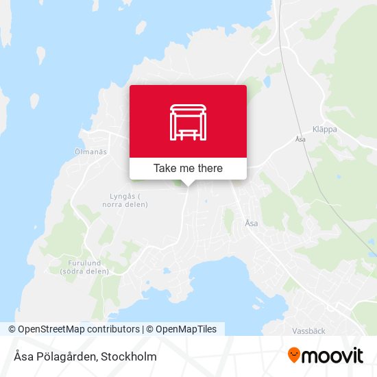 Åsa Pölagården map