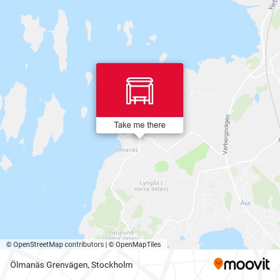 Ölmanäs Grenvägen map