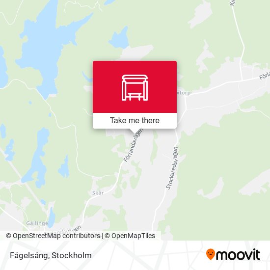 Fågelsång map