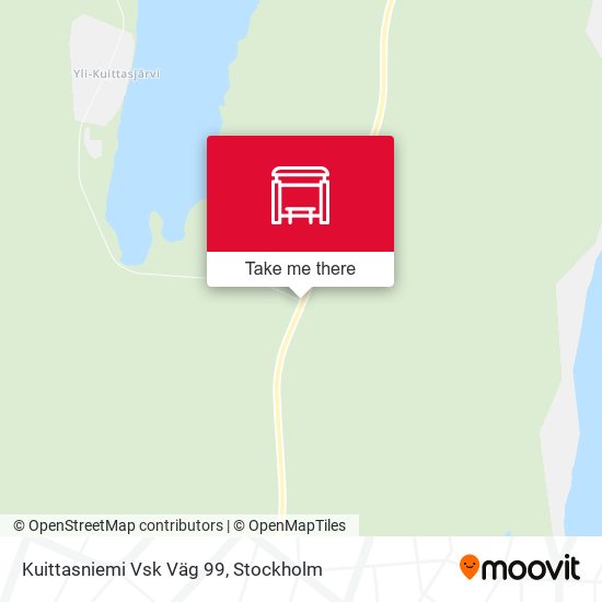 Kuittasniemi Vsk Väg 99 map