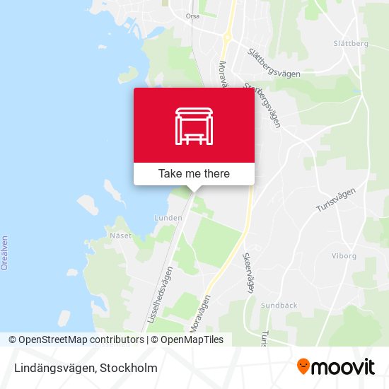 Lindängsvägen map