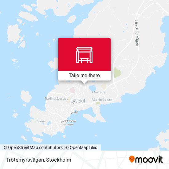 Trötemyrsvägen map