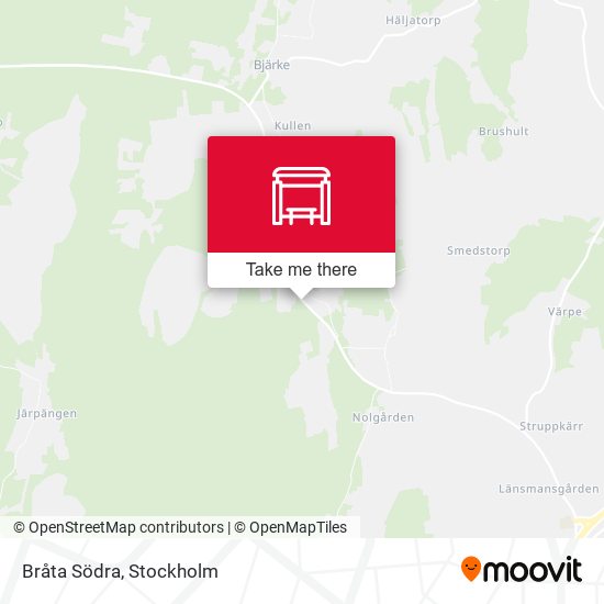 Bråta Södra map