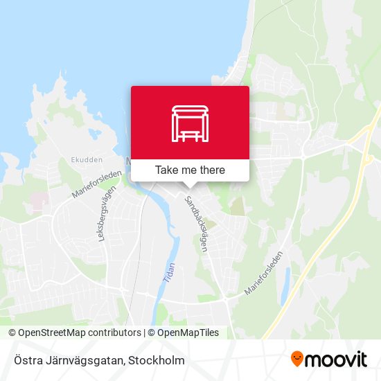 Östra Järnvägsgatan map