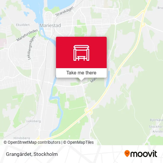 Grangärdet map
