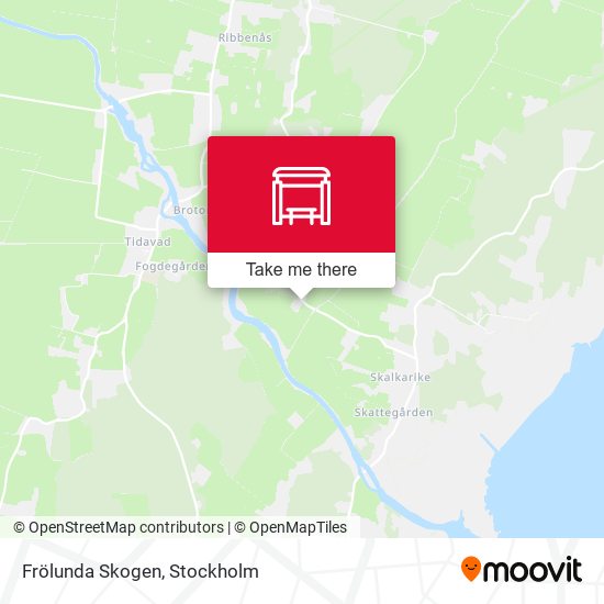 Frölunda Skogen map