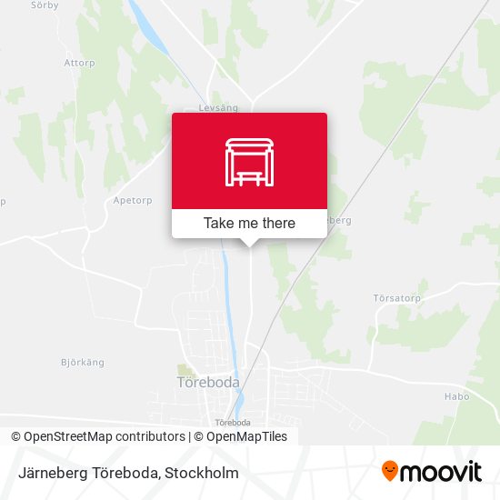 Järneberg Töreboda map