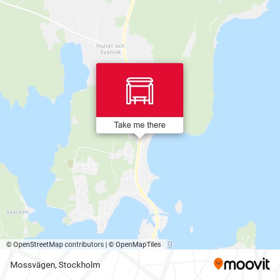 Mossvägen map