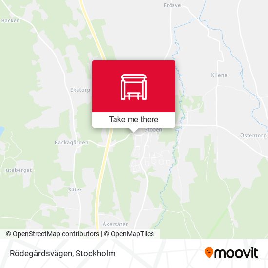 Rödegårdsvägen map