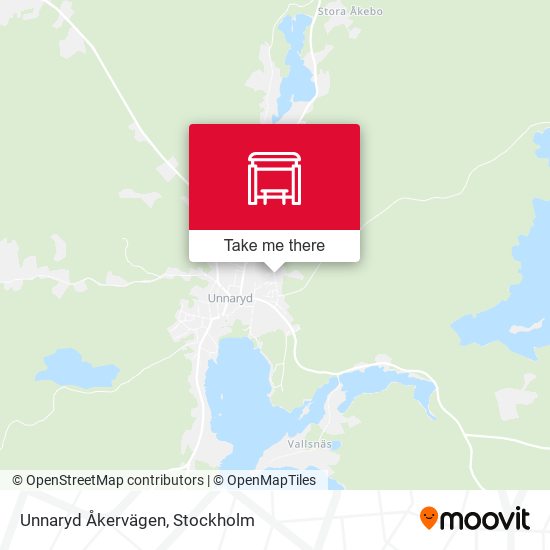 Unnaryd Åkervägen map