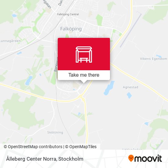 Ålleberg Center Norra map