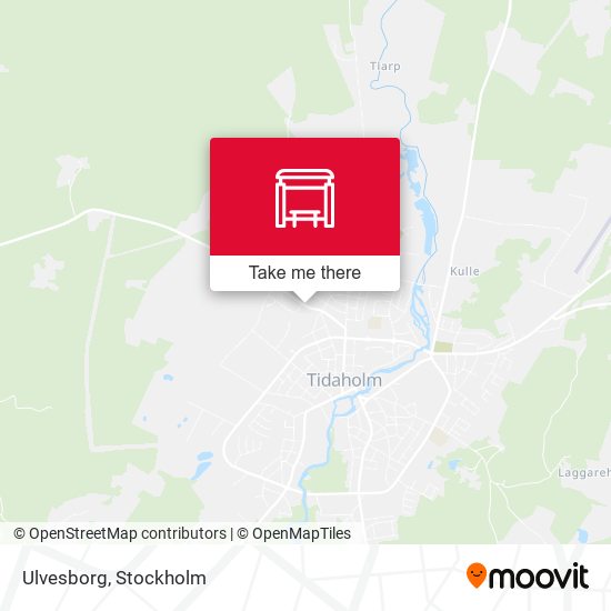 Ulvesborg map