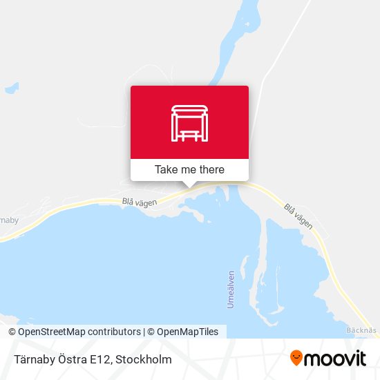 Tärnaby Östra E12 map