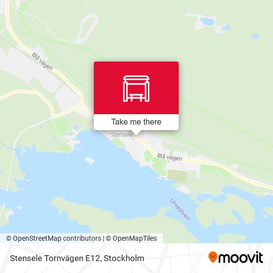 Stensele Tornvägen E12 map