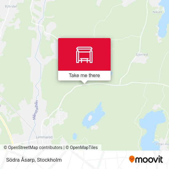 Södra Åsarp map