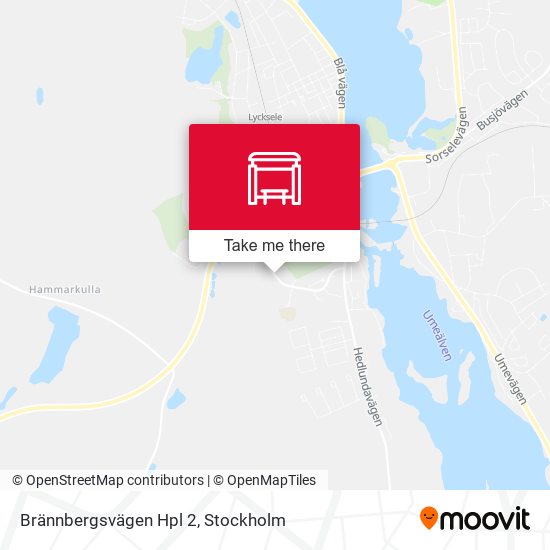 Brännbergsvägen Hpl 2 map