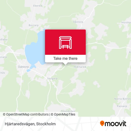 Hjärtaredsvägen map