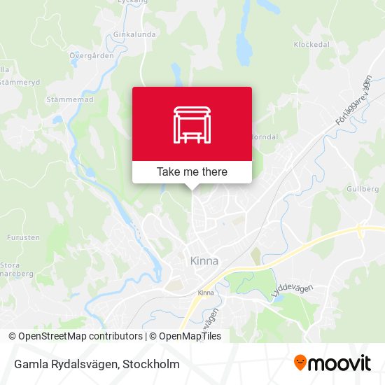 Gamla Rydalsvägen map
