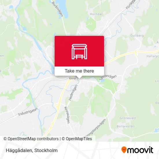 Häggådalen map