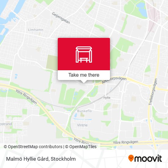 Malmö Hyllie Gård map