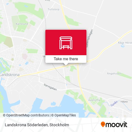 Landskrona Söderleden map