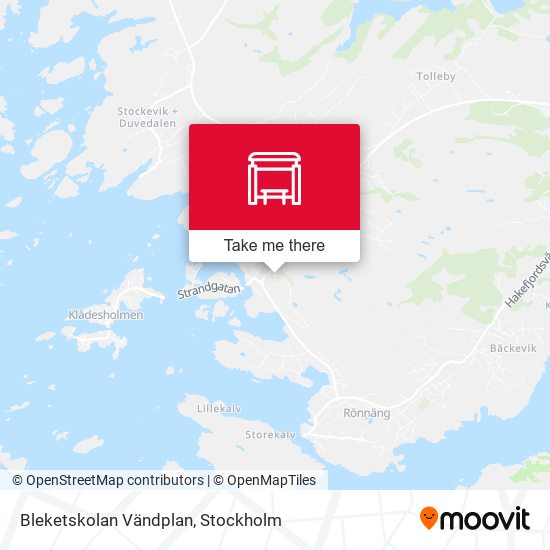 Bleketskolan Vändplan map